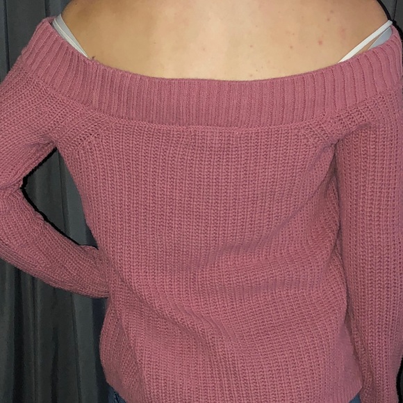 Off Shoulder Sweater - Picture 2 of 2